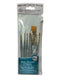 PINCELES PLANOS, ANGULARES Y REDONDOS SET DE 7 ROYAL BRUSH