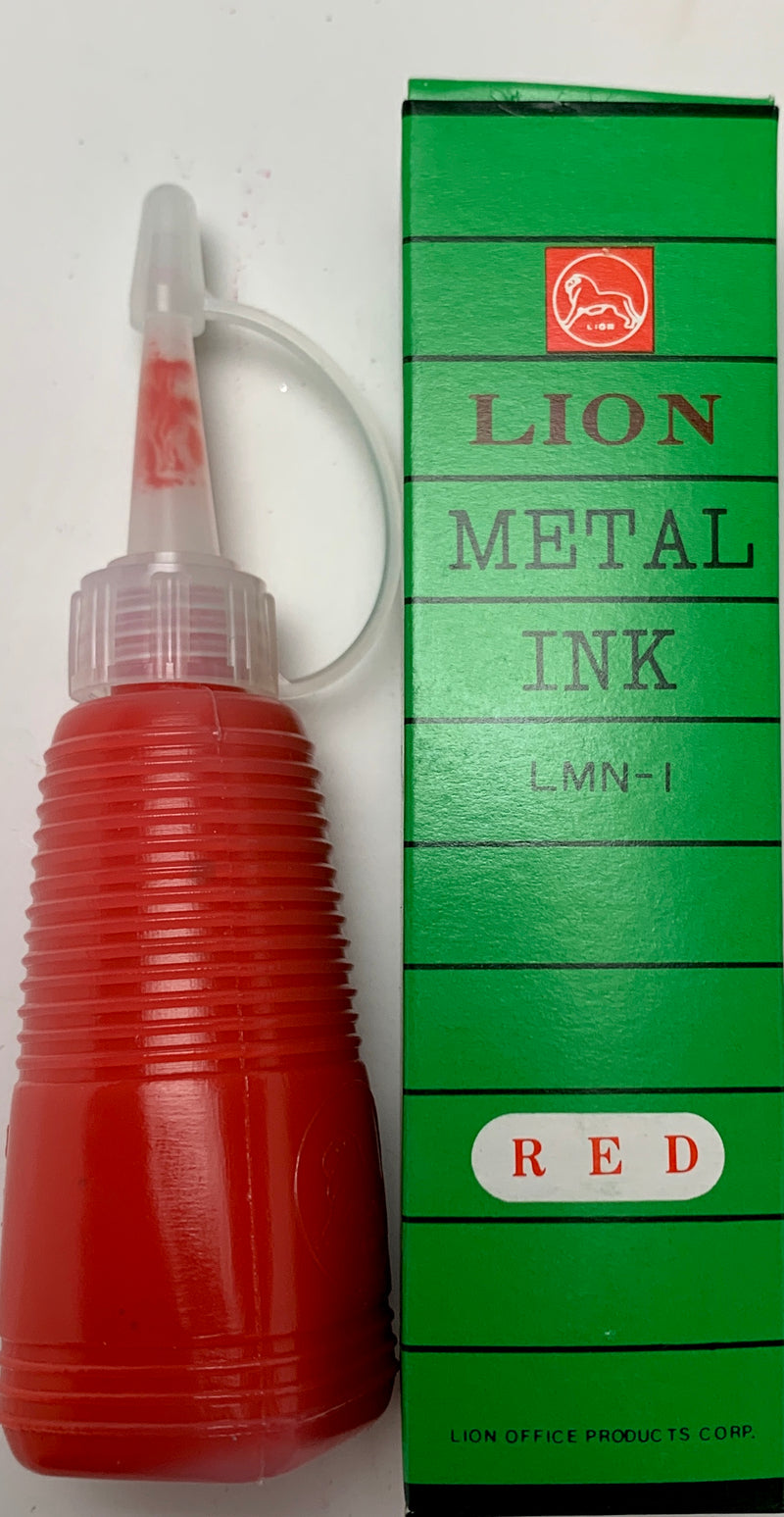 TINTA PARA PAD EN GOTERO LION LMN-1 DE 1 OZ