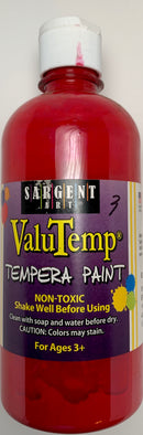 TEMPERA NO TOXICA VARIOS COLORES 16 OZ SARGENT ART