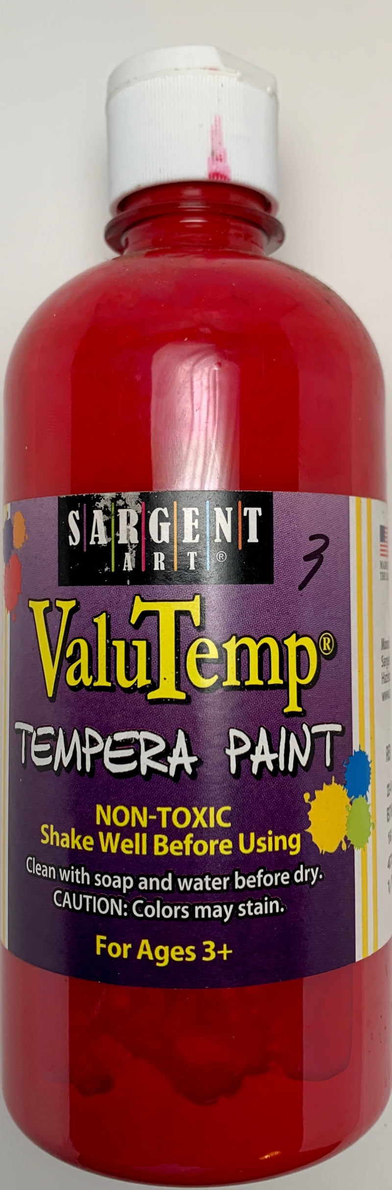 TEMPERA NO TOXICA VARIOS COLORES 16 OZ SARGENT ART