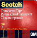 TAPE TRANSPARENTE 3M SCOTCH 600 3/4" X 72 YARDAS