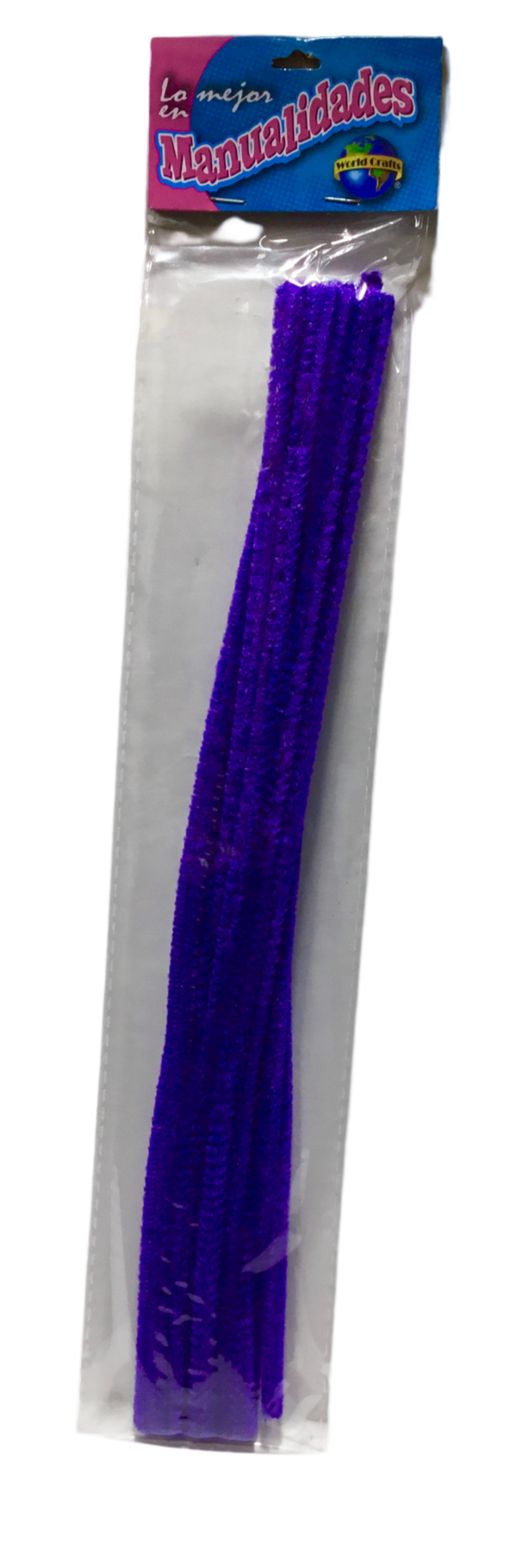 CHENILLES 12" COLOR MORADO PQ-12 WORLD CRAFTS