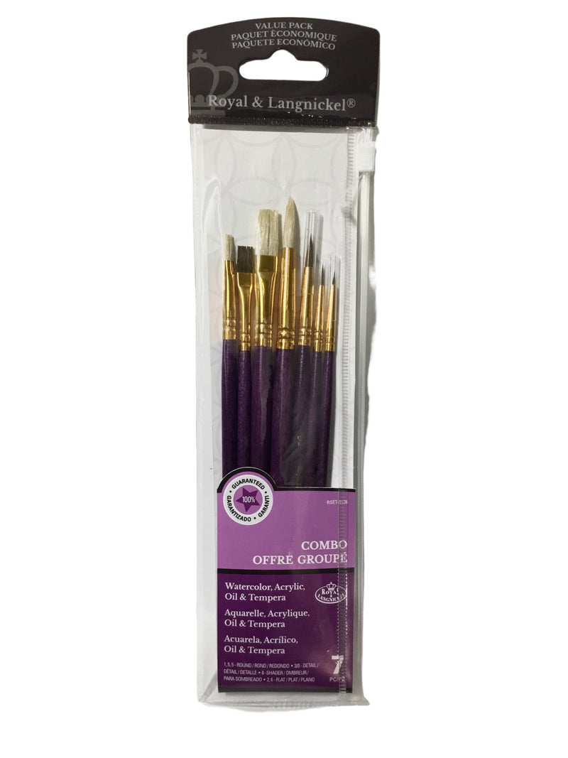 PINCELES SET DE 7 ROYAL BRUSH