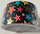 DUCT TAPE 2" DISEÑO ESTRELLAS VARIOS COLORES BAZIC