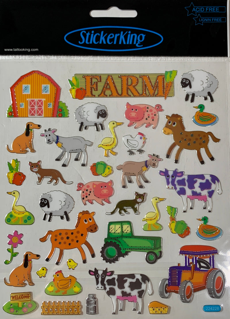 STICKER ANIMALES DE LA GRANJA