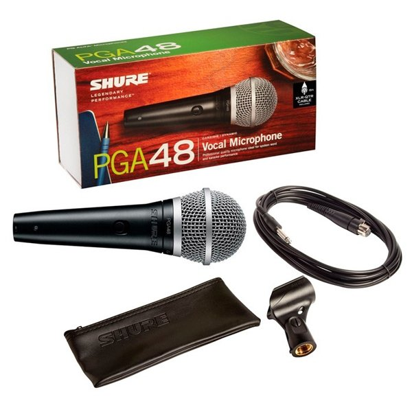 MICROFONO SHURE PGA48 LOW IMPEDANCE