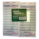 LIBRETA DE GUEST CHECK 1 PARTE  3 3/8" X 7" PQ-20 ADAMS