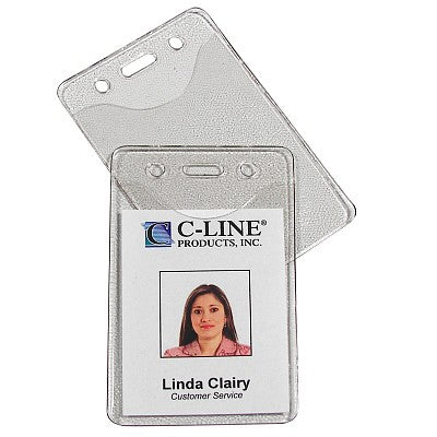 NAME BADGE HOLDER EXTRA FUERTE VERTICAL 2 3/8 X 3 3/8  EA