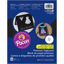 PAPEL CARTULINA 8.5" X 11" 65 LIBRAS PQ-50 HOJAS NEGRAS PACON